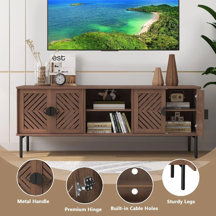 63cmのテレビ台。リビングルーム用。収納棚付きのエンジニア - Storage のレビューと価格